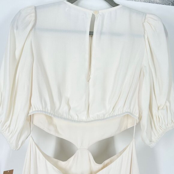 NWT Reformation Tory Cutout Bridal Maxi Dress - Picture 5 of 10